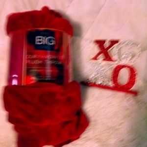 "The Big One" A huge 5 feet. X 6 feet plush throw